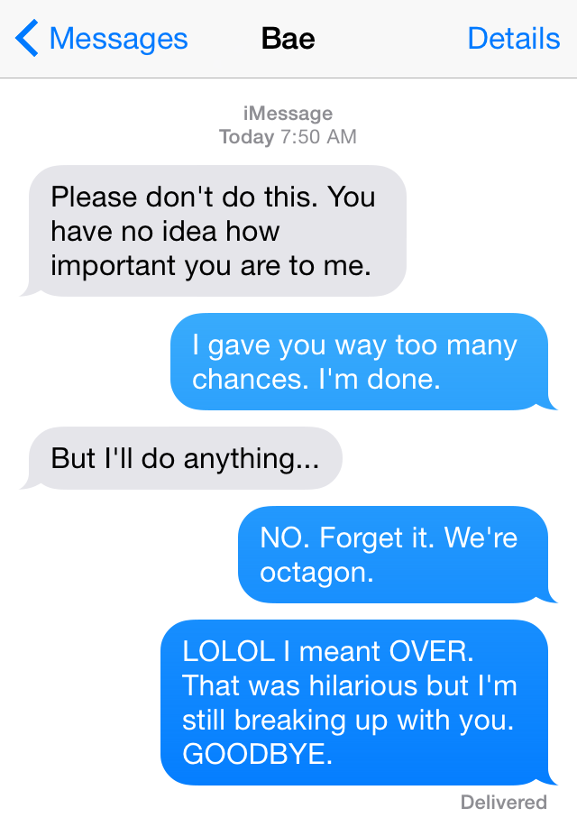 You Ll Laugh So Hard With These 19 Breakup Texts Virality Facts