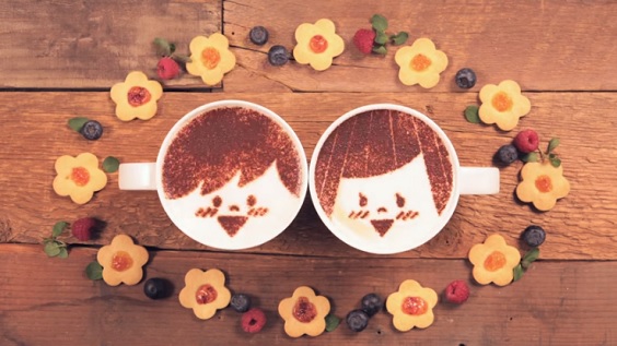 Witness The Sweet Latte Love Story All Made From The Latte Art