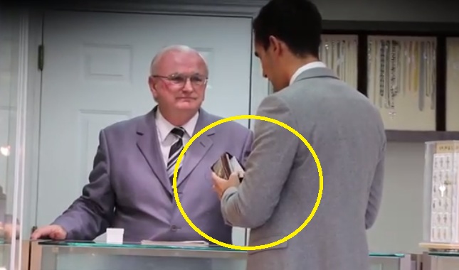 This Magician Buys A Diamond Ring And Pays Blank Pieces Of Paper