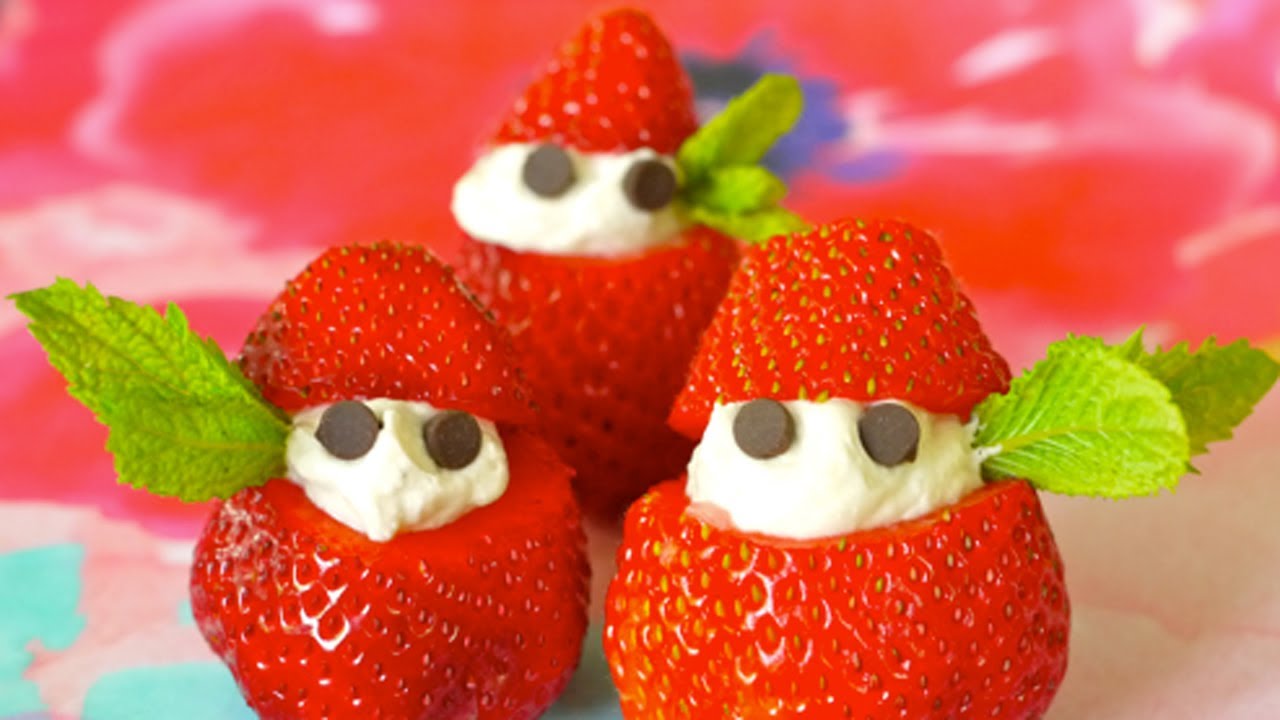 How To Make Simple Strawberry Dessert – “Strawberry Elves” Perfect For Holidays