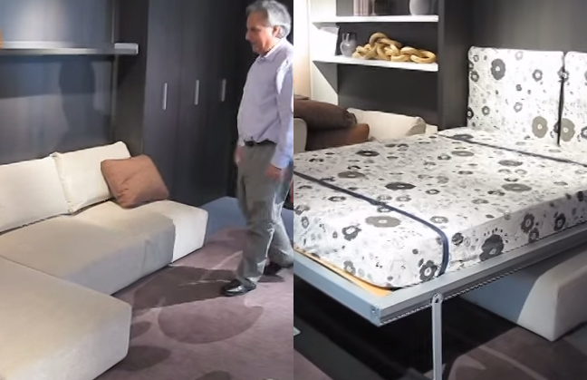 Italian Furniture Designer Creates One Majestic Space-Saving Furniture