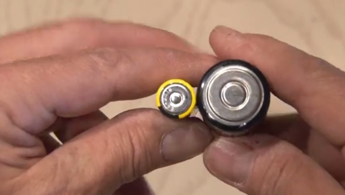 Easiest Way On How To Make C Battery Using AA Batteries