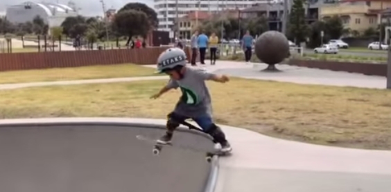 Meet Kahlei Stonekelly, An Impressive 3-Year-Old Skater Boy