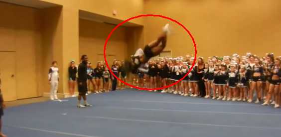 16-Year-Old Cheerleader Performed Five Double Twists And Four Passes Like A Ninja Warrior
