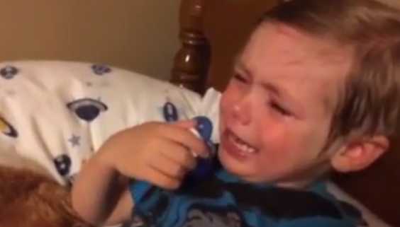 Little Boy Cries Over Hillary Clinton’s Announcement Because He Also Wanted To Run For President