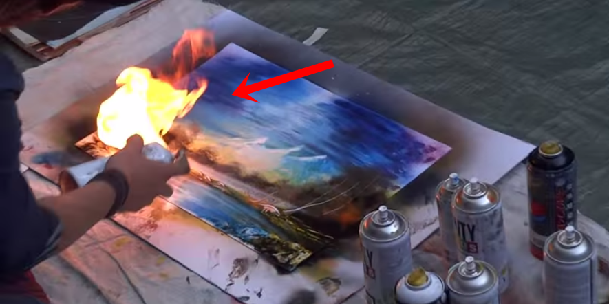 Creativity Level 999 : Incredible Spray Paint Art Made In The Street