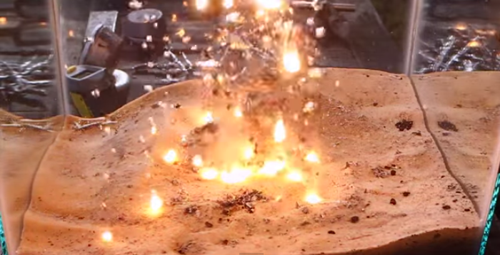 What He Created After Pouring Molten Metals Into Water Will Mesmerize You