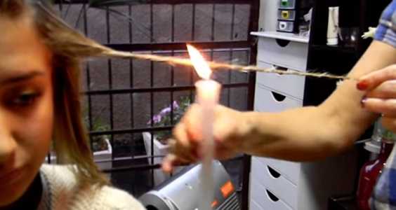 Woman Lets Her Hair Burn For A Brilliant Reason You’d Least Expect