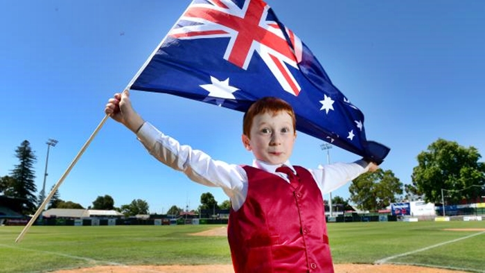 Kid Struggling With Hiccups Sings The Australian National Anthem – This Could Be The Greatest Rendition Ever Made…