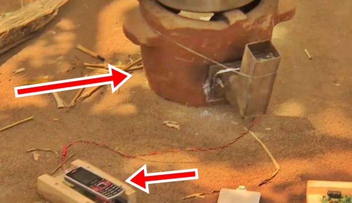 Unbelievable: People In Malawi Charge Their Phones And Other Devices Using A Mud Stove – Amazing…