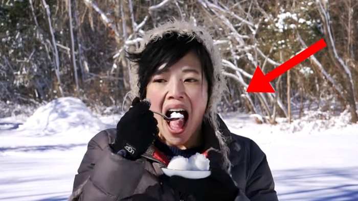 Lady Creates Ice Cream Using Snow, You Need To See This One
