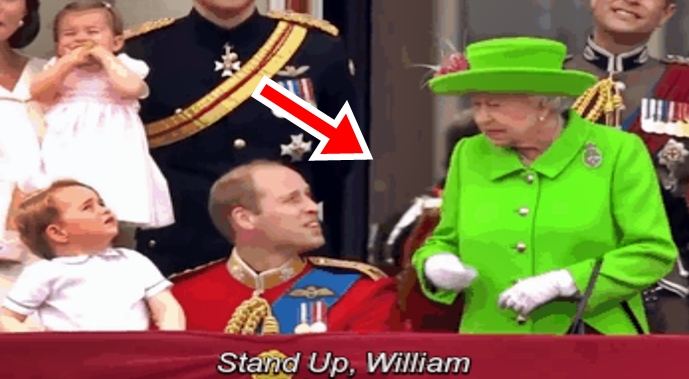 Look: Prince William Scolded By The Queen Goes Viral
