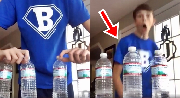 water bottle flip
