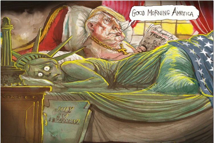 30 Funny Trump Caricatures That Will Make You Laugh
