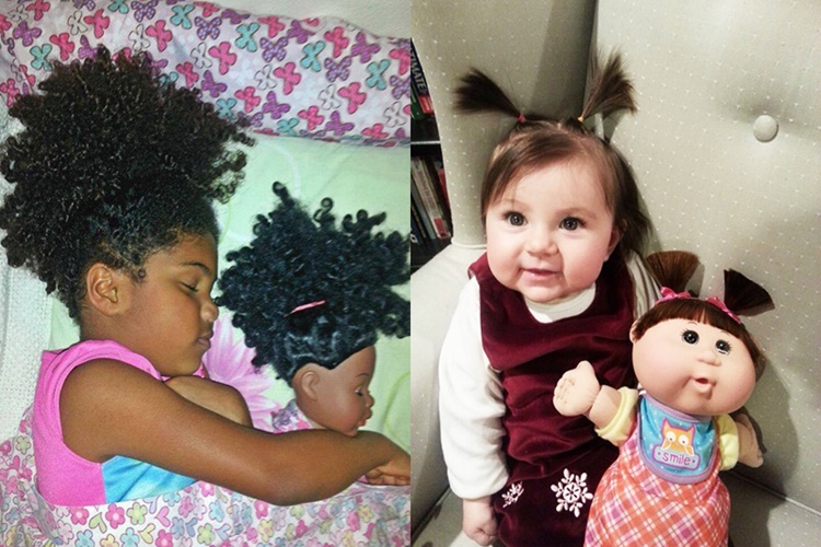 31 Photos Of Babies With Their Look Alike Doll!